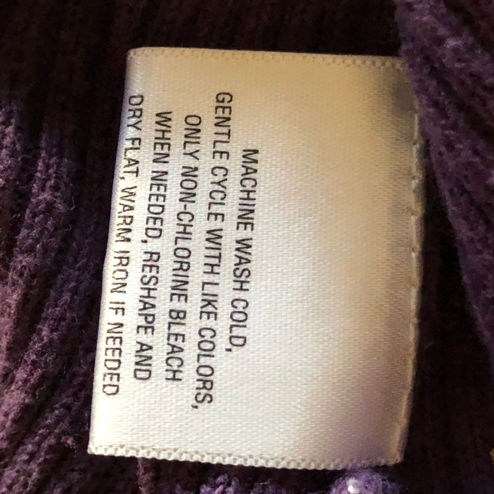 Basic Editions Ribbed Turtle Neck Sweater - Picture 5 of 5